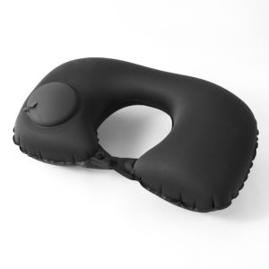 Bayar Di Tempat - Bantal Leher Angin Pompa Otomatis / Traveling Inflatable Neck Pillow U-Shaped / Bantal Leher Serbaguna