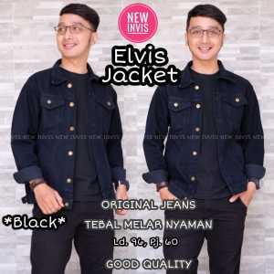 COD Jaket Jeans Original Dewasa Tebal Dan Nyaman Elvis Jacket_Ti Amo