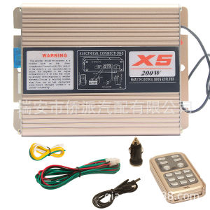 Cross-Border 12V Car-mounted loudspeaker wireless remote control X5 High-power main unit 400W Megaphone 200W