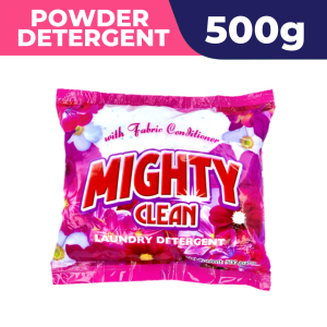 Mighty Clean Detergent Powder Floral Blossom - Powder (Pink) 500 GRAMS