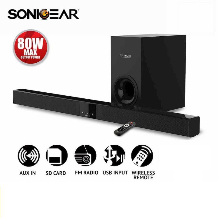 Sonicgear Bt2100 Connect To Tv SONICGEAR BT2100 Stereo
