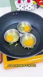 304 Stainless Steel Household 3-in-1 Egg Steamer Model Round Boiled Egg Kitchen Utensils