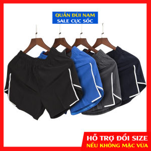 Quần đùi nam thể thao mặc ở nhà mặc đi ngủ quần short nam ngắn chạy bộ tập gym vải dù gió nhẹ mát