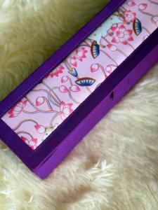 Raw silk bangle box(Assorted)