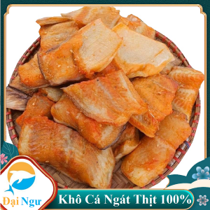 Khô Cá Ngát Nghệ Vàng Cắt Khúc Không Xương Đặc Biệt Khúc To Phi Lê 3 Nắng--ĐẠI NGƯ