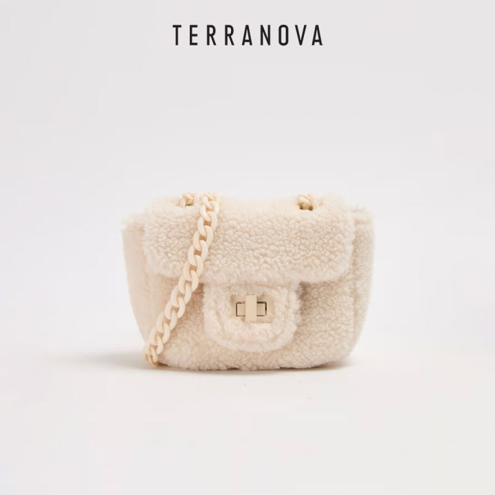 Terranova Furry Bag, Women's Fashion, Bags & Wallets, Cross-body Bags on  Carousell