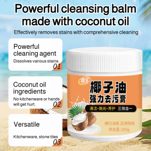 💫Coconut Oil-based Stain Remover Multi-purpose Stainless Steel Cleaning Paste For Home Kitchens Household Kitchen Cleaning Paste Multifunctional Cleaning Paste