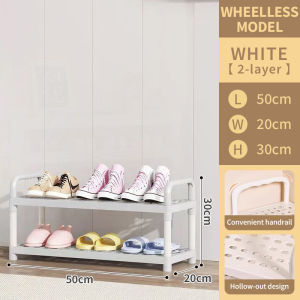 Shoe Rack High Density PP Stackable Shoes Organizer Storage For Dormitory Bedroom Organizer Shelf