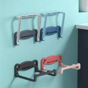 Giá Treo Thau Chậu Nhà Tắm Gắn Tường Đa Năng Không Cần Khoan Gấp Gọn ( Màu ngẫu nhiên )