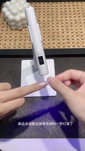 New Handheld Portable Nail Art Straight Lamp Stand 360 Rotating Multi-Functional Stand for Applying Nail Tips and UV Lamp