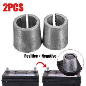 2Pcs Car Battery Post Adaptors Sleeves Plumbum 18mm Car Battery Terminal Converters