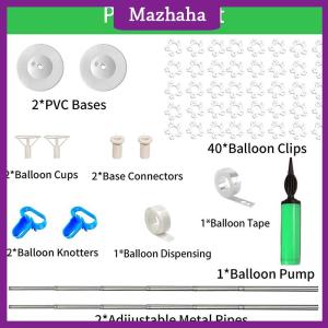 Mazhaha Balloon Column Stand KitAdjustable Balloon Column Kit Metal Telescopic Pillar Balloon Stand Birthday Party Graduation Weddi
