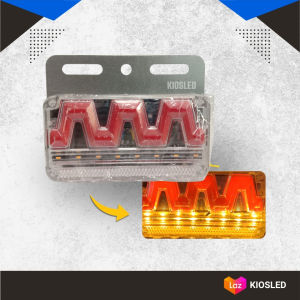 24V LED Bak Samping Running Universal Car Bis Truck Super Terang Model Gelombang