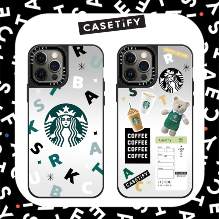{hot} ️CASETiFY x Starbucks Coffee Shockproof Mirror with MagSafe Case for  iPhone 15 Pro Max iPhone 14 Pro Max iPhone 13 Pro Max iPhone 14 Plus 