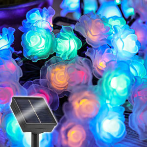 Solar Flower String Light 20/50/100 Led Outdoor Waterproof Solar Sakura Lamp 8 Mode for Home Garden Christmas Tree Decor