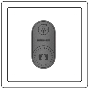 【JJ HOME】TPE Skipping Rope Mat | 6mm Thickened Jumping Mat | Indoor NoiseReductionAnti-Slip