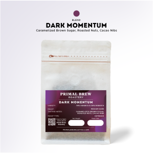 Dark Momentum | Roasted Coffee Signature Arabica & Robusta Blend | Primal Brew