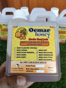 Madu Ruq yah Syariyyah Asli dan Murni (Raw Honey) Ijin Depkes PIRT 1Kg