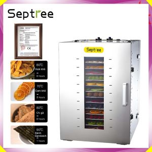 Máy sấy thực phẩm 16 tầng chuyên nghiệp dung tích 100 lít thương hiệu Mỹ Septree ST-02 - BẢO HÀNH 12 THÁNG
