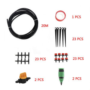5M-50M Automatic Garden Micro Drip Irrigation Kits Watering Kits Watering System Adjustable Dripper DIY Garden Watering