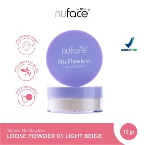 Nuface Flawless Loose Powder Light Beige | Medium Beige | Warm Beige