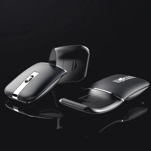 Bluetooth Wireless Arc Travel Mouse Dual Model (2.4G BT5.1) Rotating Foldable Mouse for  Rechargeable Slim Portable Mice for Laptop Notebook PC