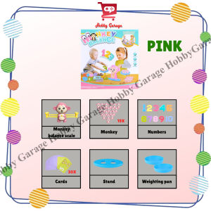Mainan Monkey Balance Math Toy Game Edukasi Anak Belajar Timbangan