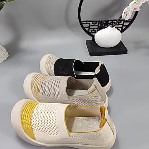 WomenS Summer Versatile Casual Shoes Soft Sole Comfortable For Mom Slip-On Shoes Soft Sole