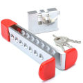 Stainless Steel Pedal Lock Car Lock Brake Anti Theft Lock Nut Paddle Brake Lock Car Brek Kereta Car Paddle Lock Car. 