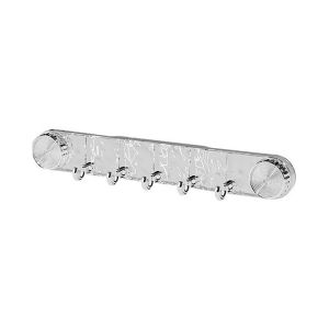 Light Luxury Rotating Suction Cup Row Hooks Strong Water Ripple Suction Cup Hooks Bathroom Kitchen