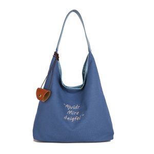 Túi xách vải canvas nữ phong cách Hàn Quốc thanh lịch