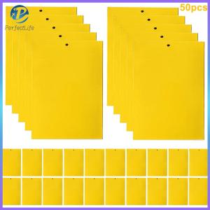 [จัดส่งในพื้นที่] 30/50/100 pcs กับดักเหนียวสองด้าน 8x6/8x4 นิ้วแมลงวันแมลง [1-3 วันมาถึง]