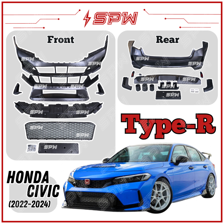 Honda Civic FE (2022-2024) FK8 Type-R Bodykit Front Rear Bumper Body