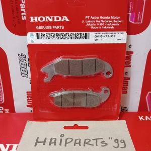 Kanvas rem depan cakram padset brake Mega Pro Advance (2006 - 2010) Tiger Revolution B (2010 - 2012) original honda 06455KPP901