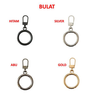 Aksesoris Alat Penarik Resleting Universal Cantelan Retsleting Alloy Steel Kait Zipper Sleting Gantungan Zipper Serbaguna Untuk Tas Ransel Pakaian Sepatu Boots Zipper Pull Replacement Detachable HHG