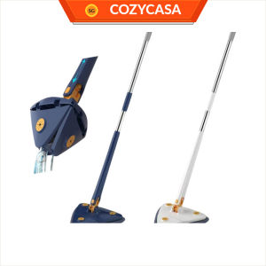 【COZYCASA】Auto Water Squeezing Triangular Mop/360° Spinning Lazy Mop/RotatableMultiuse Mop