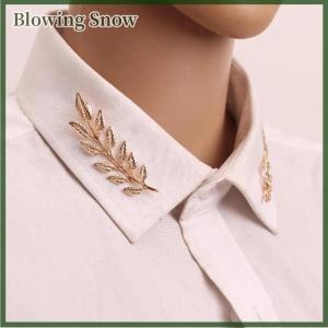 Blowing 1 cặp tinh tế cây lá trâm cài pins jean áo sơ mi phù hợp với ve áo Pin Retro broche
