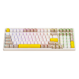 K3 Max Gasket Sáng Bàn Phím RGB Cơ Khí Bàn Phím Có Dây Cổng USB Hot-Trao Đổi Bàn Phím Hot Trao Đổi 100 Phím Cho PC Máy Tính Để Bàn Gamer