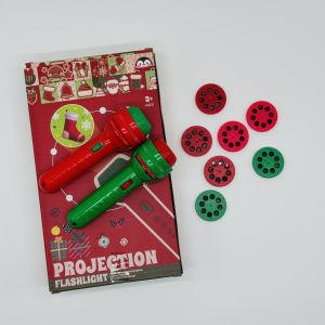 Christmas Projection Flashlight for Kids Childrens Gift Educational Toys TPC