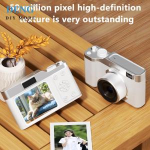 🎀🎁【Special price】Deng กล้องดิจิตอล CCD ย้อนยุคของขวัญวันเกิดที่สร้างสรรค์สำหรับแฟนสาว50ล้านพิกเซลเครื่องถ่ายภาพสากล