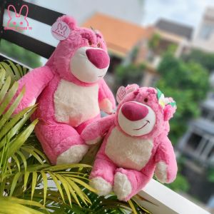 [Hàng mới về] Gấu Bông Disney Lotso Gấu dâu Lotso hồng thơm dâu size 35cm 45cm làm quà tặng sinh nhật tặng bạn gái
