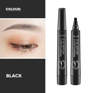 Four-pronged Eyebrows Pen 4D Hair-like Eyebrow Tattoo Pen Waterproof Sweat-proof Ecological Eye Brow Pencil Long-lasting Lazy Novice Must四爪眉笔