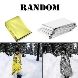 Emergency Blanket Thermal 130x210cm Selimut Darurat Penahan Dingin Traveling Outdoor Survival