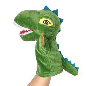 YAZHE for Children Educational Toys Bear Shark Stuffed Toys Dinosaur Panda Finger Puppet Plushed Doll Animal Puppet Hand Finger Puppet