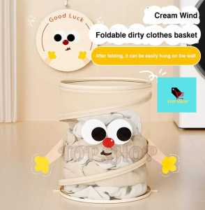 TOP SHOP  Laundry Basket Toy Storage Basket | Clothes Hampers For Laundry | Dustproof Dirty Clothes Basket Kids