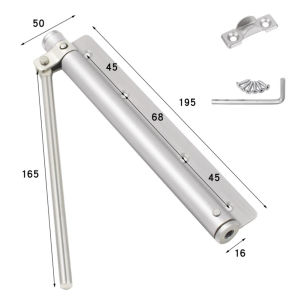 Penutup Pintu Otomatis Stainless Steel AutomaticDoor Closer Besi penutup pintu otomatis engsel koboi