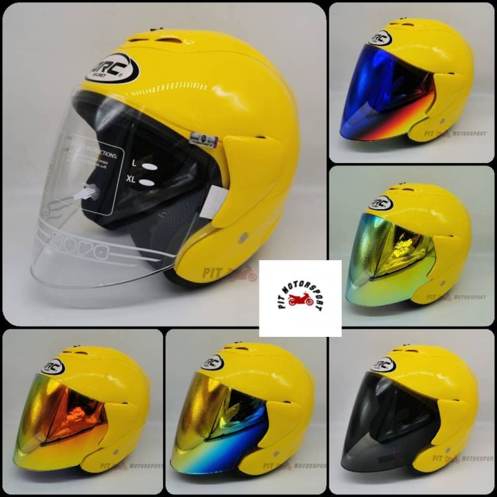 YELLOW Helmet ARC RITZ Original Size L / XXL Add On Visor Clear / Smoke