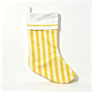 CANVELL Striped Christmas Stocking Fresh-Style Color-Block Design Xmas Candy Bag Creative Colorful Festive Stocking Christmas Tree