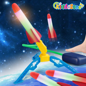 Stomp Launch 30 ฟุตต้น KiddoZone บรรจุภัณฑ์ มาตรฐานจรวดสำหรับเด็กผู้ชายและเด็กผู้หญิง (5-8 ปี) ของขวัญสำหรับการเล่นกลางแจ้ง