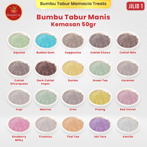 Bumbu Tabur Premium Bubuk Tabur Bumbu Keripik Kentang Lidi Ayam Makaroni Jamur Tahu Penyedap Rasa Asin Manis Coklat Durian Milo Vanilla Pisang